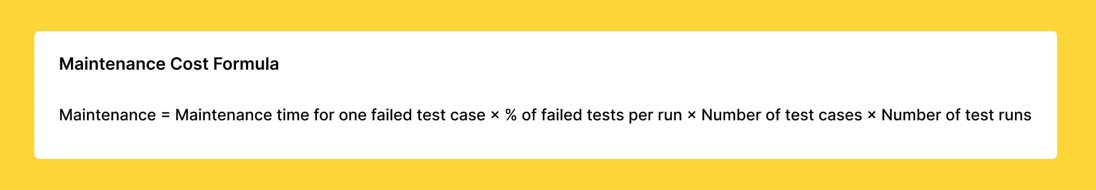 maintenance-cost-formula